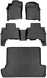 MAXLINER Floor Mats and Cargo Liner Behind 2nd Row Set Black for 2013-2020