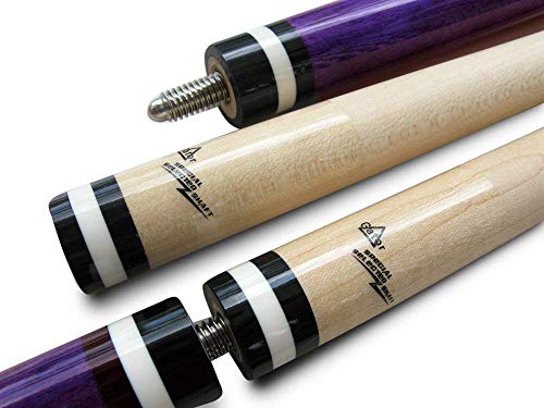 49% Off Sale - Champion St Irish Wrap Purple Maple Pool Cue, Purple Fury Case, Champion Sport/Cuetec Glove, Model: St-10, 20 Oz #TOP5