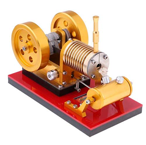 2021 Double A Steering Mechanische Modell Flamme Licker Eater Doppel Fliegen Modell Der Stirling-Generator-Motor, Der Kalorischen Kraft Construction Kit