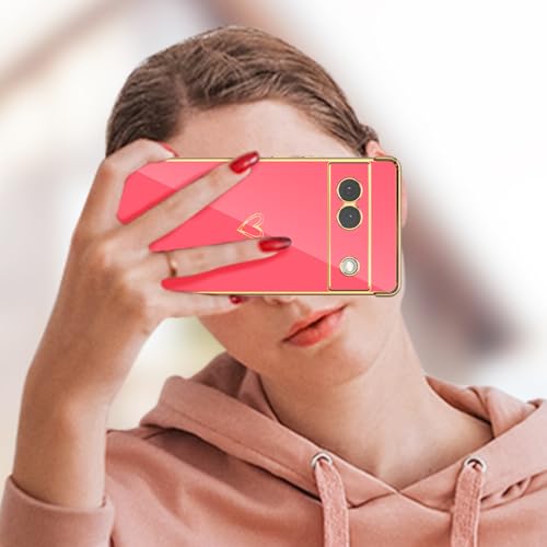 Coque Pixel 7a antichoc rose évite rayures objectif photo