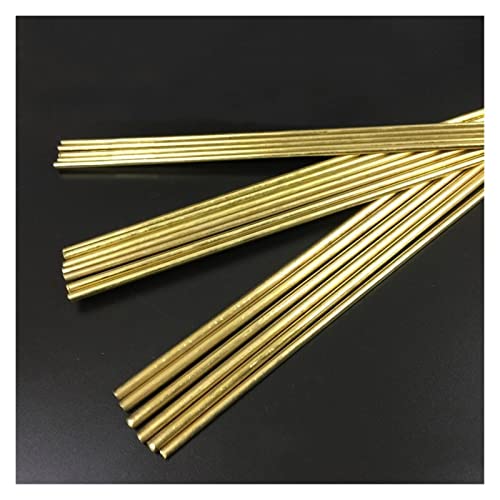 Messing staaf, messing lasdraad, massief koperen staaf, draaibank staaf voorraad combinatie; (Color : 10pcs, Size : 1… - Image 4