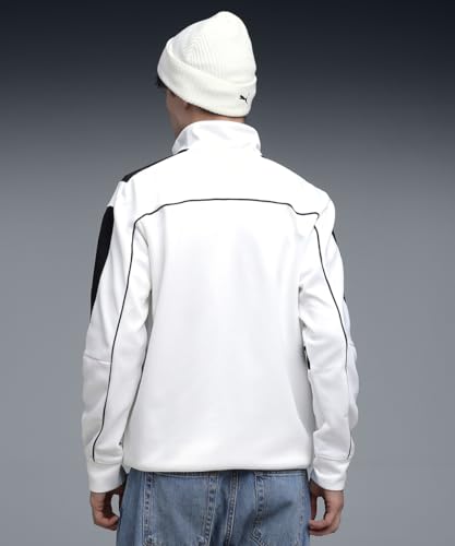 Image of Puma BMW Men Full Sleeve Polycotton Full Zip with Pocket Spacer Jacket