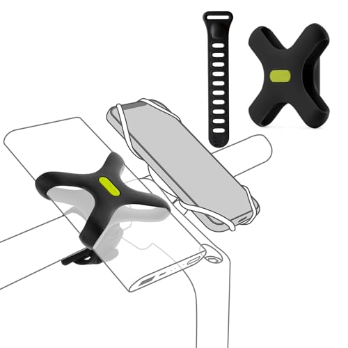 Bone Bike Phone Charger Kit, Bike Power Bank Mount with...