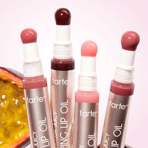 tarte maracuja juicy plumping lip oil - Hydrating & Volumizing Lip Plumper Gloss Balm with Nourishing Hyaluronic Acid & Vitamin E, Plumps & Moisturizes, Vegan & Cruelty Free - image 9