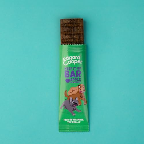 Edgard Cooper Natural Dog Treats, Apple Keep It Up Bar, 24 x 30g bar, Grain free, Plantbased Dog Treats - Image 4