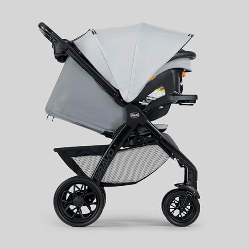 Chicco Bravo LE Quick-Fold 3-in-1 Travel System with Infant Car Seat - 1