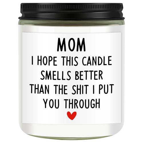 Mothers Day Gifts for Mom Grandma Mama Birthday Gift for Moms Who Have Everything, First Mothers Day Gifts for New Mom, Funny Unique Cool Birthday Presents Candle Gift Ideas from Daughter Son Kids