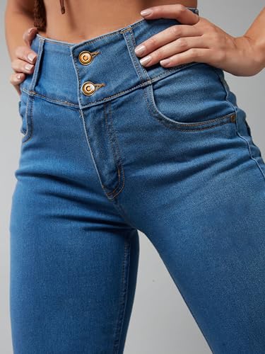 Image of Dolce Crudo Distressed High Rise Skinny Jeans for Women
