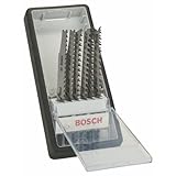 Modellnummer: 2607010572 Bosch Professional 2607010572 Stichsägeblatt ROBUSTLINE 6er Holz Expert Set, T-Schaft