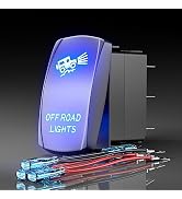 Amazon.com: Okerny Rocker Switch LED Light BAR, Laser Etched