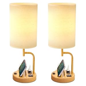 Dreamholder Table Lamp with 3 USB...