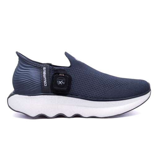 Image of Columbus FUTUREVIBE Foot Massager Rechargeable Mens Shoe| Sports Shoes|Walking Shoes|Moccasin Shoes for Men