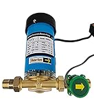ZYIY 120W Water Pressure Booster Pump for Home 115V 25L/min With Flow Auto Switch 1"Outlet 15m/49ft Solar Hot Cold Shower