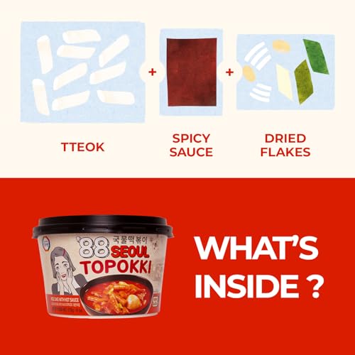 Surasang Tteokbokki Stew, Sweet and Spicy, 6 Ounce, Pack of 6