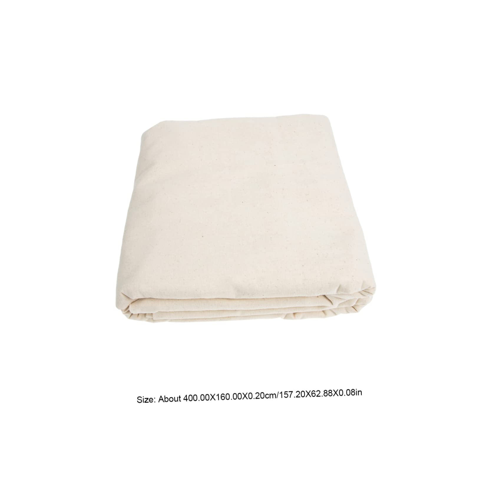 ABOOFAN Telo Imbianchino Pavimento in Cotone Beige, Copertura 200x300 Cm | Lavabile e Riutilizzabile, per Mobili e Lavori Fai-da-te, Uso Domestico e Crafting