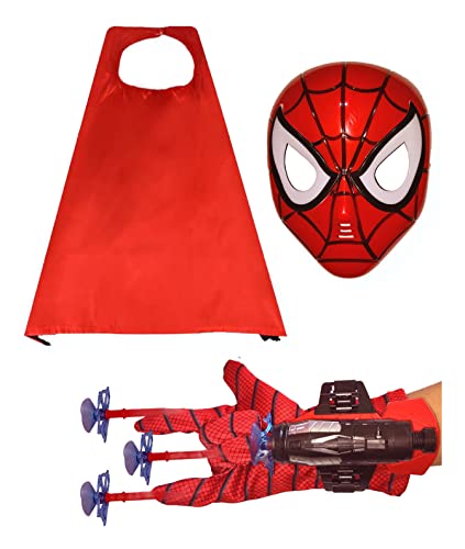 Kids Superhero Capes and LED Masks - Superhero Toys and Costume- Hero Launcher Wrist Toy Set Web Launcher Role Play Toy Kids Superhero Capes and LED Masks - Superhero Toys and Costume- Hero Launcher Wrist Toy Set Web Launcher Role Play Toy