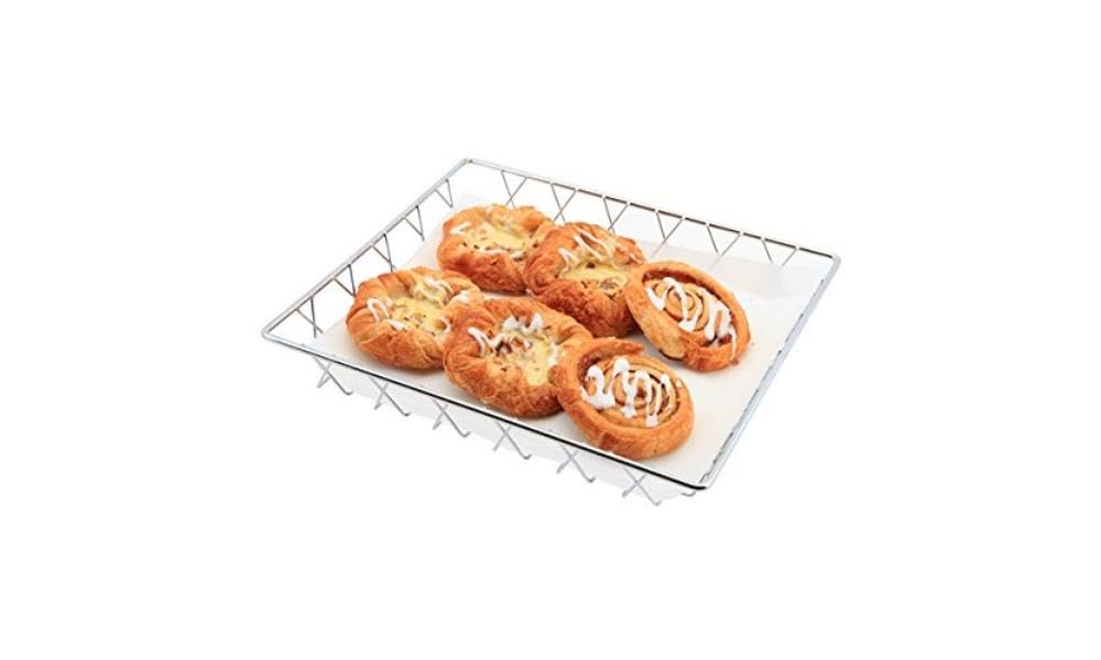 Genware NEV-CDB-3530 Chrome Display Basket, 35 cm x 30 cm x 5 cm