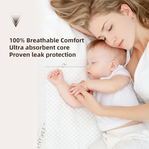 Image of BIGGMED Heavy Duty Incontinence Underpads 40 inch x 36 inch 30 Count, Ultra Absorbent Disposable Bed Pads 150 Gram Tear-Resistant Chucks Pads for Adults, Kids, Elderly and Home Care