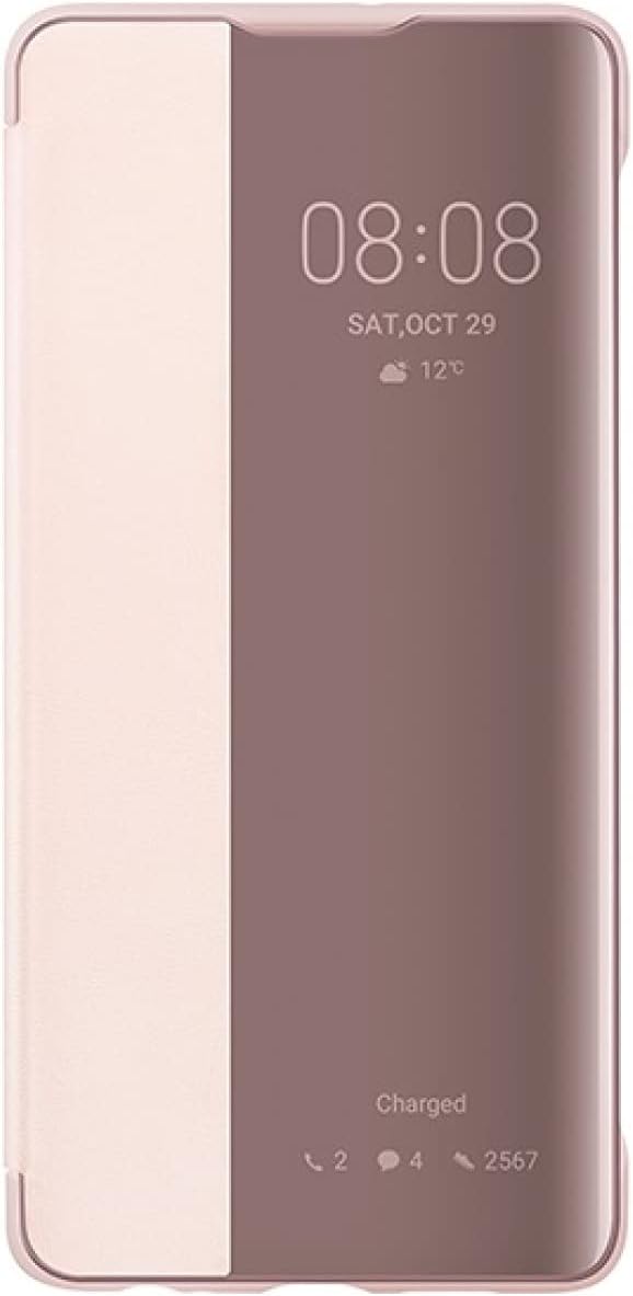 HUAWEI P30 Case Smart View Flip Cover - Pink