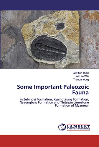 Some Important Paleozoic Fauna: in Zebingyi Formation, Kyaingtaung Formation, Nyaungbaw Formation and Thitsipin Limestone Formation of Myanmar