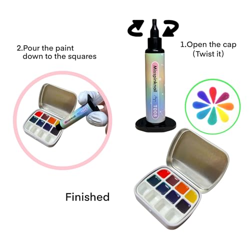 Gel translúcido para uñas kit 8 colores 5g c/u miniatura 7