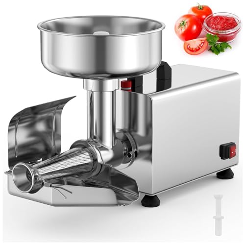 UPLTOE Machine à Coulis De Tomates,Machine à Confiture Et à Gelée en Acier Inoxydable,70-150 Kg/H, pour Confitures Maison,Compotes De Pommes,Purées,220v