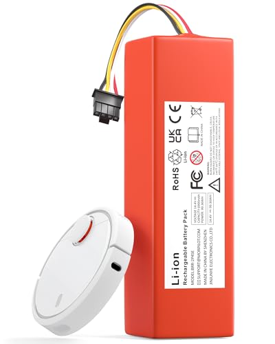 6900mAh Ersatzakku Xiaomi Roborock S5 S5 Max S50 S6 S6 MaxV S7 Q7 Ultra Pure Q5 Max Pro Brr-2p4s-5200s Mijia 1. und 2. Generation Roboter Staubsauger