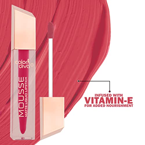 Image of Adbeni Value Pack, Mousse Matte Liquid Lipstick With Eyeliner & Mascara, 5.5ml Each | Long Lasting, Water & Smudge Proof, Light Weight, 14 Hour Long Stay, Pack Of 3 (Smooth Symphony 158)