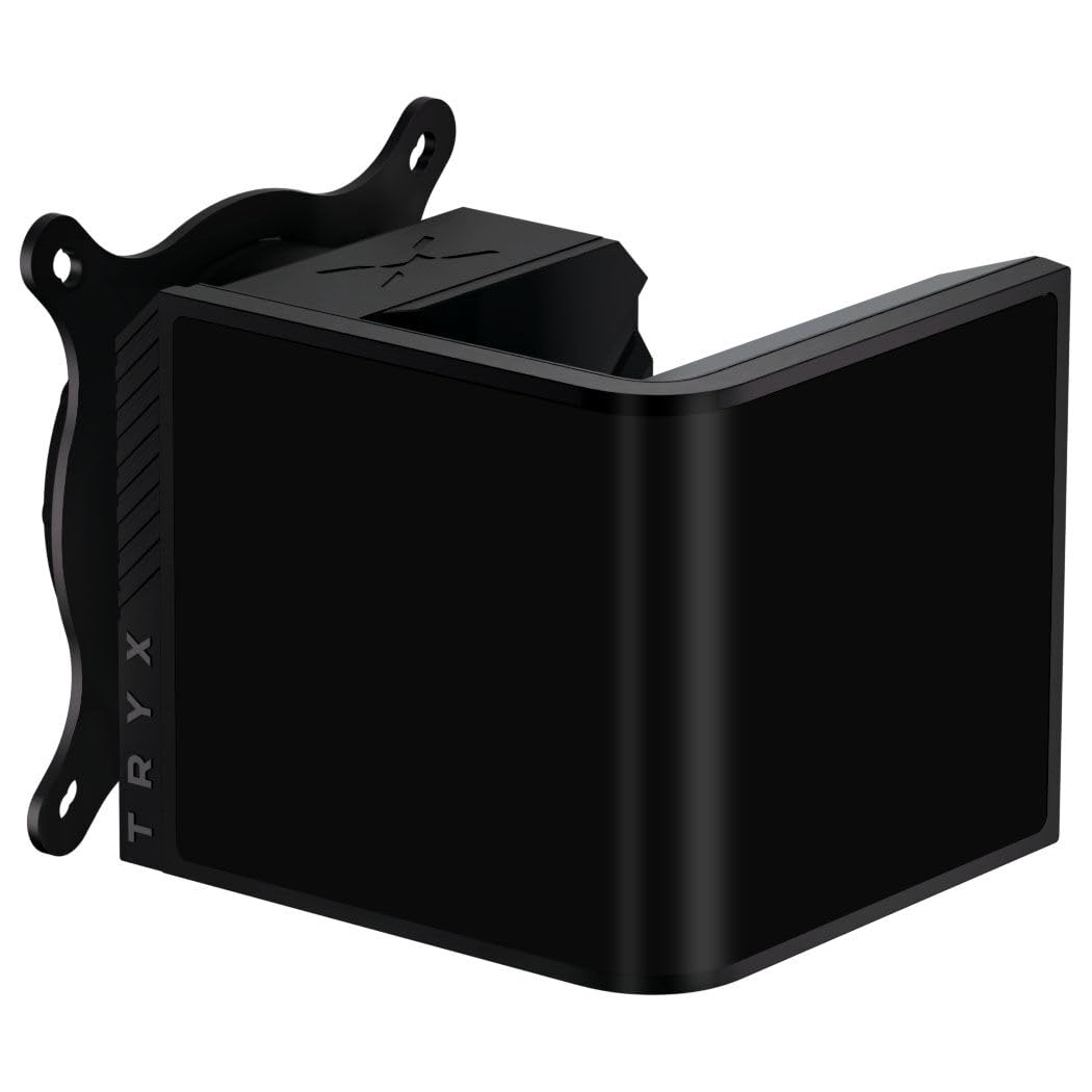TRYX Panorama SE ARGB 240 Schwarz | 240mm AIO mit 6,5" AMOLED Display für anamorphe 3D-Effekte, mit RGB-Lüftern - für LGA 1851/1700/1200/115X & AM5/AM4