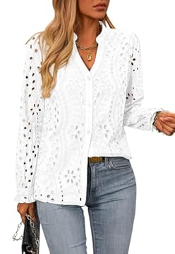 white shirt with embroidery