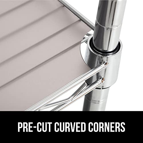 Gorilla Grip Wire Shelf Liner, Heavy Duty Waterproof Shelving Liners For Metal Rack, Hard Plastic Shelves Prevent Spills In Closet, Garage, Kitchen, Cabinets, Mat Covers, Durable, 36 X 14, Charcoal #TOP5