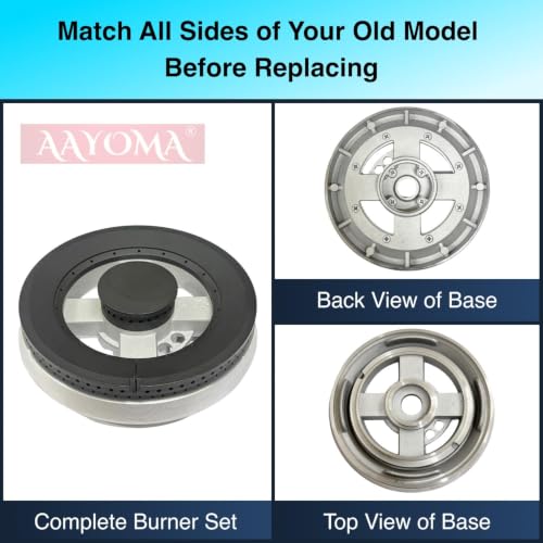 Image of Hob Burner Spare Parts for Faber Etc | Kaff Burner Spares | Faber Burner Parts Replacement | Gas Hob Burner Parts | 13.5 Cms Size | Suitable for Multiple Brands | Made in India