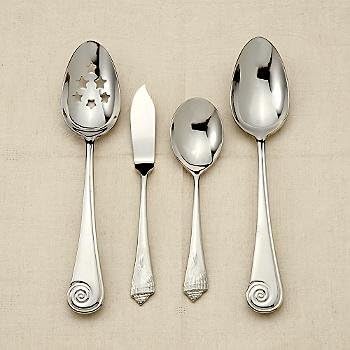 40-pc. Service for 8 "Sea Shells" Stainless Steel Flatware by Reed & Barton