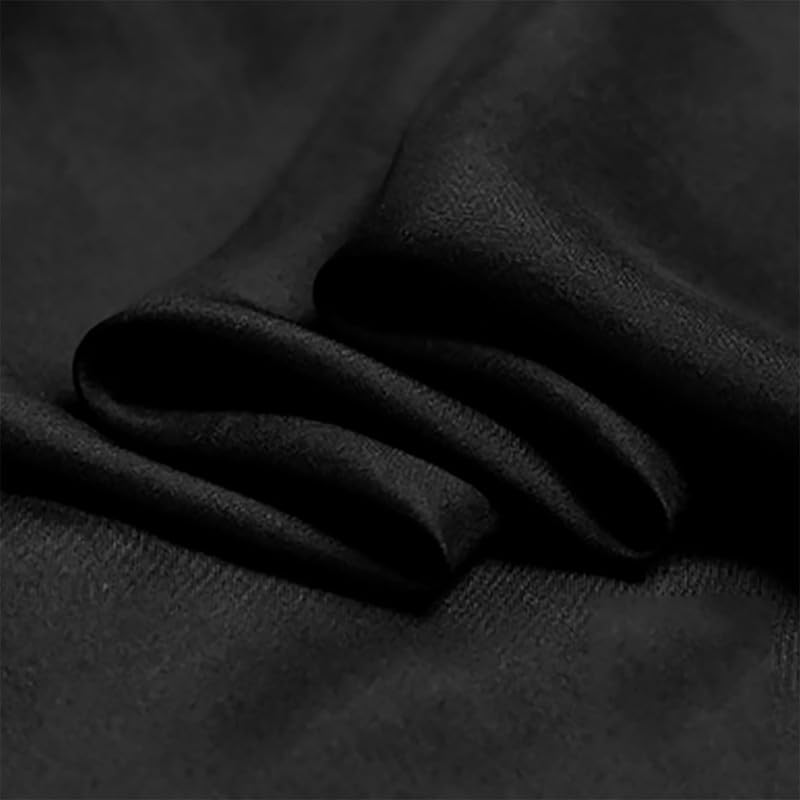 GQZJY 100% Tissu de Soie de mûrier au mètre Taffetas de Soie pour Jouer à la Danse Doublure de Robe Artisanat Décoration Drapé Vêtements de Mariage Tissu de Satin...