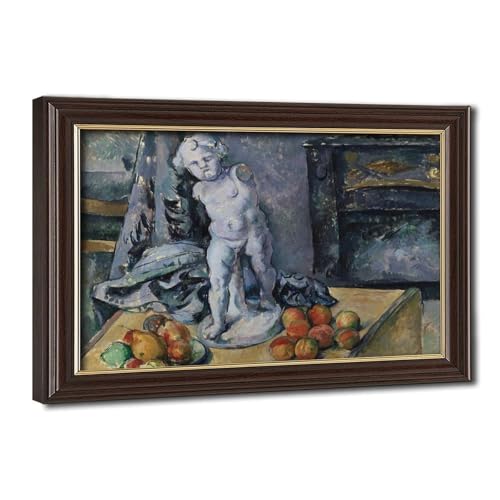 Impression sur toile Cezanne Nature morte avec cupidon émotion artistique