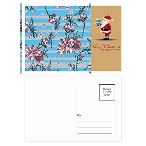 Cartes postales Père Noël lot de 20 en carton rigide haut de gamme vœux