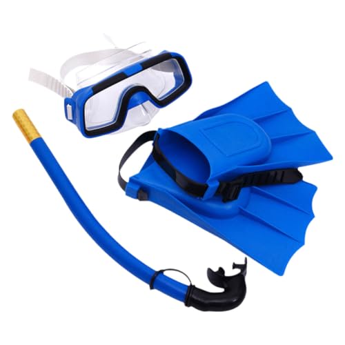 Equipo de snorkel con aletas de natación y gafas de buceo de PVC