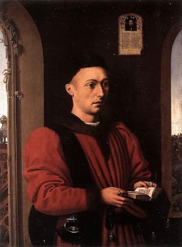 Cuadro de lienzo de Petrus Christus (60x90cm) para decoración elegante del hogar