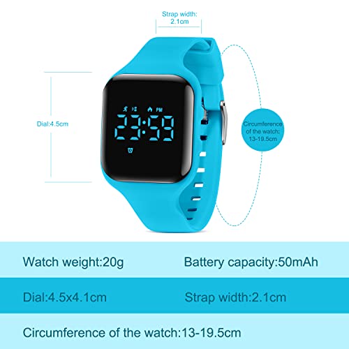 Image of BEN NEVIS Kids Watch, Digital Watch for Boys Girls, Sport Watch with Fitness Tracker, Alarm Clock, Stopwatch, No App and Waterproof, Watch for Kids Ages 5-12
