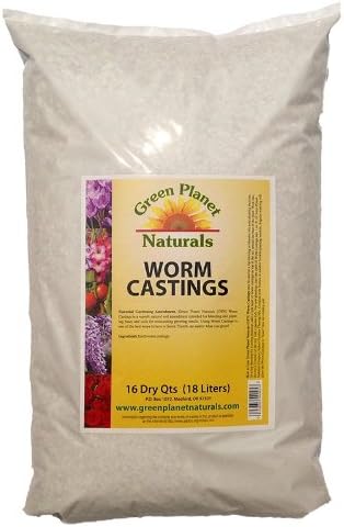 Worm Castings for Indoor / Outdoor Use - 16 Dry Quarts!