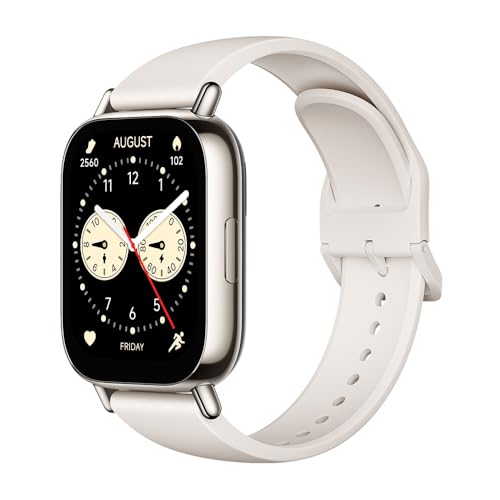 XIAOMI Redmi Watch 5 Lite, Llamadas Bluetooth, Pantalla AMOLED de 1.96 Pulgadas, Monitor de frecuencia cardíaca, 150 Modos Deportivos, hasta 18 días de autonomía, Dorado