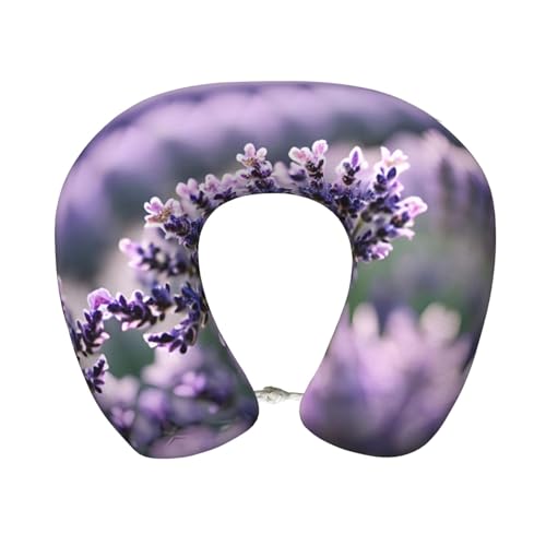Almohada de poliéster para viaje ajustable miniatura 1