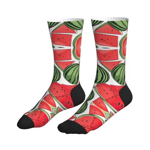 Red Watermelon Sports Running Socks For Women Men, Breathable, Soft And Skin Friendly For Gym,Running,Sport3