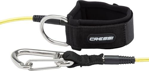 Pulsera de neopreno Cressi lanyard con cable de seguridad para evitar derivas en buceo 3