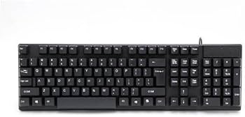 Amazon.com: iMicro KB-IMK15 107-Key Wired USB Keyboard, English