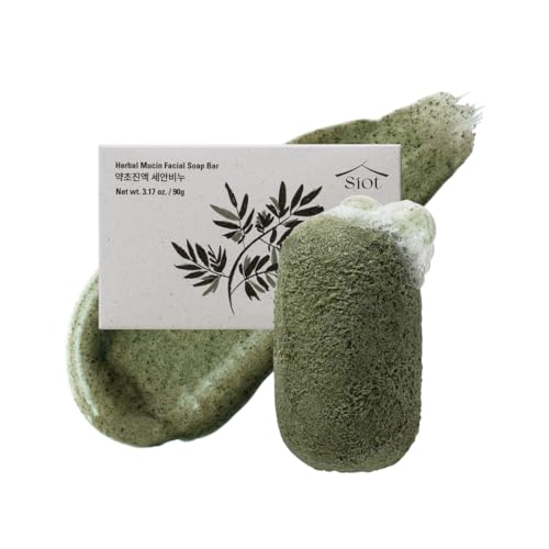 SIOT Herbal Mucin Facial Soap Bar | Hydrating & Soothing
