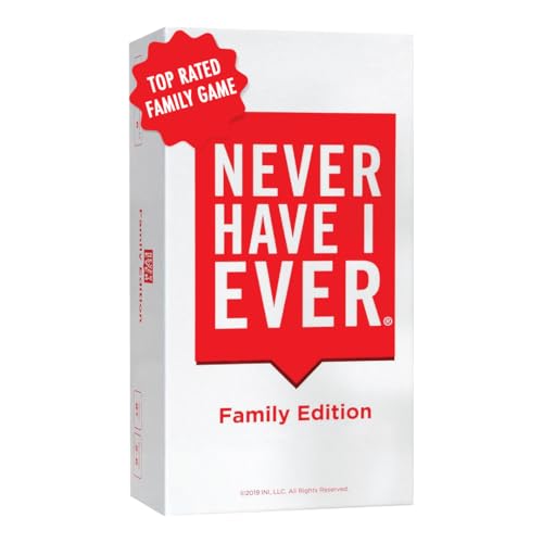 Never Have I Ever | Hilarious Family Card Game with Fun Questions & Crazy Stories | Perfect for Kids, Teens & Adults | Great for Game Nights & Parties | Includes “I Have” & “I Have Never” Paddles!
