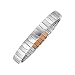 Produktbild MAGNETIX WELLNESS Flexi-Magnetarmband Classix XL I Magnetschmuck silberfarben im Matt-Glanz-Design I Passt immer, auch bei geschwollenen Handgelenken