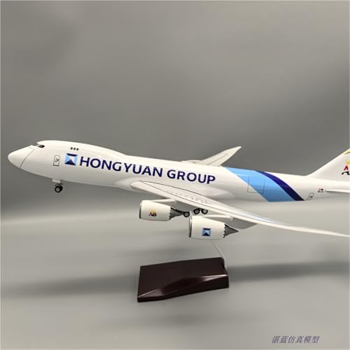 Modelo de avión de carga belga 747-8F para decoración de salones 3