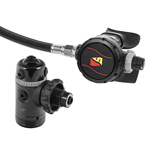 Dive Rite Xt Scuba Diving Regulator (Yoke) W/ 28 Inch Hose For Diving, Gray #TOP1